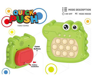 Enfants jouets électronique créatif rapide push jeu de puzzle Crocodile/Licorne rapide push console de jeu 999 niveaux - Product Image 2