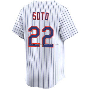 Nouvelle Collection 2026 : Style Homme Cousu Main # 12 # 18 # Maillot de baseball 22 Darryl Strawberry Francisco Lindor Juan Soto - Product Image 2