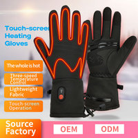 Guantes Calefactables Impermeables Unisex XKENHEAT con Control de 3 Temperaturas, Batería Recargable, Carcasa Suave Antideslizante para Esquí de Invierno