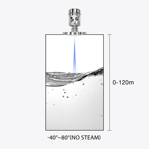 80GHz High Precision Radar <strong>Level</strong> Transmitter 0-120m Range &plusmn;1mm Accuracy 4-20mA Output <strong>Level</strong> Measuring Instrument - Product Image 3
