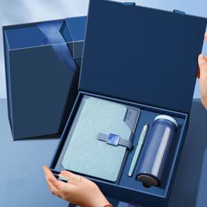 Customizable Business Gift <b>Set</b> with Personalized Logo Featuring <b>Notebook</b> Pen Bottle for Corporate Promotion - Product Image 2