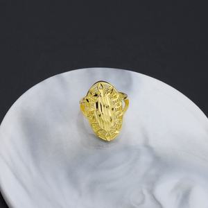 JXX Various Style Dubai Large Ring Brass Jewelry Gold Plated Rings Women Jewelry Fashion Party Ring for Women India <b>Wedding</b> - Product Image 4