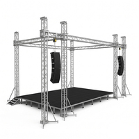 Estructura de Aluminio para Iluminación de DJ Móvil de 290*290, Soporte de Alta Calidad para Iluminación de DJ, Estructura de Exhibición para Eventos al Aire Libre