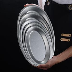 Oval Stainless Steel Fish Plate 304 Grade For Hotel Restaurant Use - Product Image 2