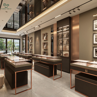 Vitrine de magasin de bijoux en verre personnalisée, présentoir de bijoux sur pied, comptoir de présentation pour centre commercial, magasin de bijoux