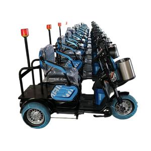 Véhicule d'assainissement écologique à 3 roues, tricycle de collecte des ordures à carrosserie ouverte avec une capacité de 50L et un passager, tricycle écologique - Product Image 2