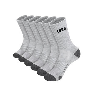 High Quality Durable Custom Eco-Friendly Breathable Outdoor Baseball <b>Socks</b> Autumn Solid Color Casual Wear Wholesale Crew <b>Socks</b> - Product Image 1