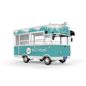 JEKEEN定制冰淇淋车移动厨房街食品巴士