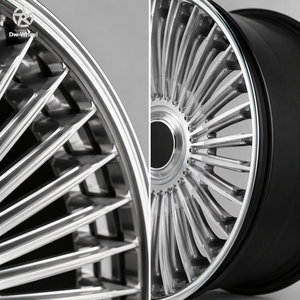 Jantes à rayons polies DW avec lèvre flanquée noire de 18, 19, 20 pouces, compatibles Land Rover <span class=keywords><strong>Range</strong></span> Rover, jantes d'origine en gros - Product Image 4