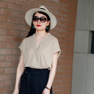 Camicetta superiore sottile molle delle signore del tessuto delle camicette delle donne di estate Super popolari all'ingrosso della cina - Product Image 4