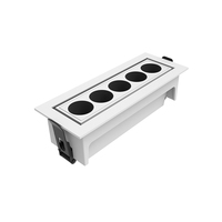 Plafonnier LED encastré anti-éblouissement AC110V AC220V, éclairage commercial, 3000/4000/6000K, SMD, plafonnier linéaire