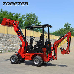 รถตักล้อยางขนาดเล็ก โทเบเตอร์ พร้อมหัวขุด 4x4 เครื่องยนต์ดีเซล สำหรับงานเหมืองแร่ - Product Image 3