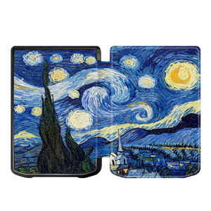 Étui en cuir PU à fermeture magnétique avec fonction veille/réveil automatique pour Pocketbook Verse Lite PB619/PB629/PB634, motifs personnalisés, ajouter un LOGO - Product Image 4