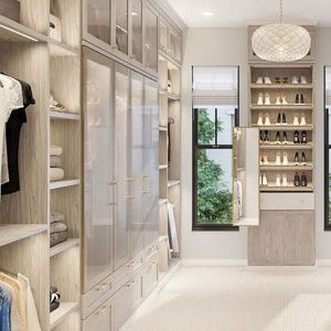 Cbmmart Tối đa hóa không gian tủ quần áo và tổ chức với ngăn kéo Kệ tích hợp và hoàn thiện phong cách - Product Image 3