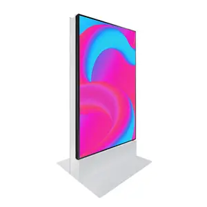 Hot Sale T85" Extra 4K Single-Sided Multimedia Totem Ideal To Show Personalized Promotional And Informative Multimedia Contents