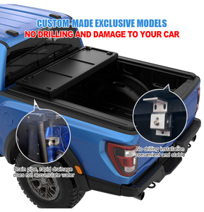 Couverture de benne rigide amovible et pliable Zolionwil pour <span class=keywords><strong>Nissan</strong></span> <span class=keywords><strong>Navara</strong></span> NP300 D23 D40 Titan XD Frontier - Product Image 4