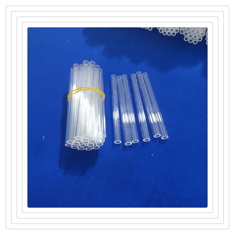 Claro de cristal de cuarzo tubo cilindro de vidrio Pyrex soplado tubos