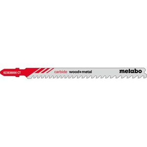 Hojas de sierra de calar Metabo de carburo 623836000 CT para corte de madera y metal - Product Image 3