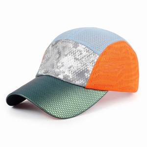 Wholesale Colorful Quick Dry Baseball Caps Mesh Sports Running Camp Cap Custom Logo Baseball Cap - Product Image 6