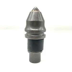 Drill spring teeth and bucket type auger drill bits drilling rocks