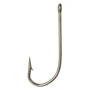 W6044 100pcs/bag fishing jig hook catfish mullet long handle hooks longline sea fishing hook