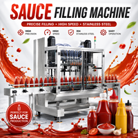 Servomoteur Automatique Liquide Visqueux Épais Aïoli Pesto Sauce Ail Pâte de Gingembre Pompe à Piston Remplisseuse