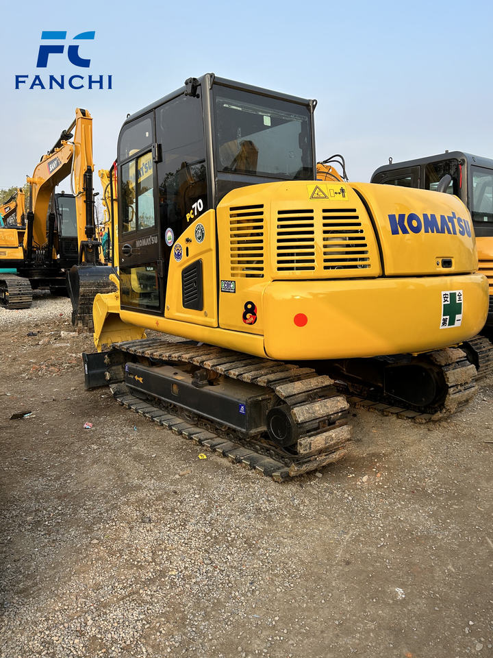 Used Komatsu PC70 Crawler Excavator Efficient Hydraulic System Low ...