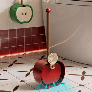 Nouvelle <span class=keywords><strong>brosse</strong></span> de toilette murale au design moderne, écologique, pour hôtel, sans angle mort, élimination de la saleté pour le nettoyage de la salle de bain - Product Image 5