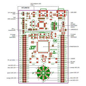 ชุดพัฒนาชุดค้นพบ STM32F3 STM32F3DISCOVERY สำหรับชุด F3 STM32-พร้อม MCU STM32F303 - Product Image 5