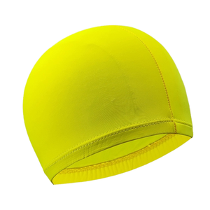 <span class=keywords><strong>Bonnet</strong></span> de bain de couleur pure pour enfant, <span class=keywords><strong>bonnet</strong></span> de bain élastique avec revêtement en cuir PU, <span class=keywords><strong>tissu</strong></span> en nylon, unisexe - Product Image 1