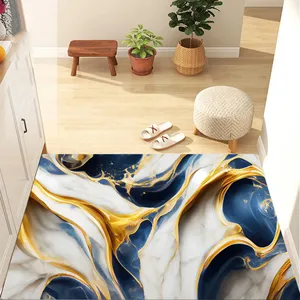 Modern Design Diatomite Bath Mat Soft Absorbent Shower Mat Rapid Water Drying Machine Made Diatomaceous Earth Print Pattern