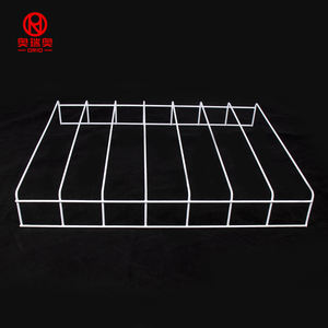 Aanpasbare draadrekken met draadverdelers voor supermarkt, PE-dipcoating, koelkastrekken, drankenpresentatie - Product Image 4