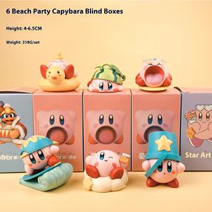 En Stock <span class=keywords><strong>Kirby</strong></span> Blind Box PVC coleccionable juego mercancía coche decoración pastel figurita juguete modelo envío inmediato al por mayor - Product Image 2
