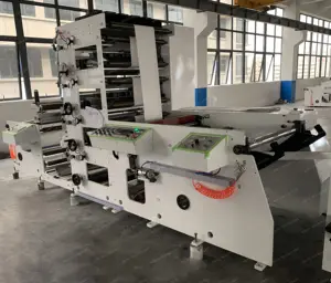 Cheap Price Jumbo Roll To Roll 1 2 3 Colors BOPP Adhesive Paper Label Flexo Printing Machine Manufacturer