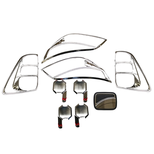 Set di Modanature Cromate in ABS per Carrozzeria, Copertura Maniglie Porte, Cornici Luci Anteriori e Posteriori per <span class=keywords><strong>Terios</strong></span> 2008 SUV, Accessori Esterni - Product Image 3