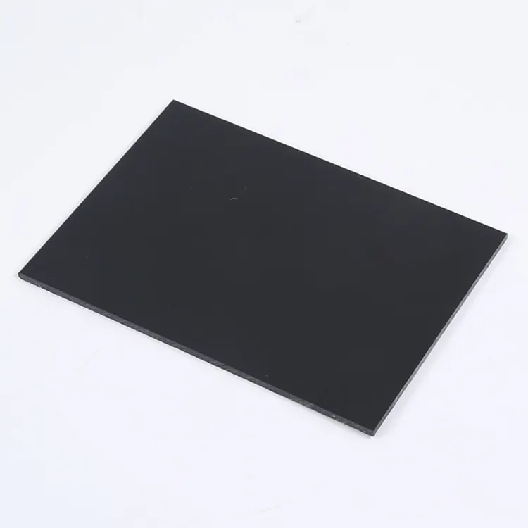 Factory price High Gloss Colored Home Decorative Pure Black PMMA cast extruded Acrylic Laminate extrude board