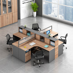 Escritorio de oficina modular minimalista moderno personalizable para múltiples usuarios para muebles de oficina modernos - Product Image 2