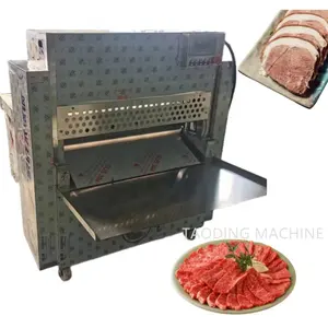 Various shapes fish slicing machine for restaurant electric cut mutton roll equipment used frozen meat cutting machine