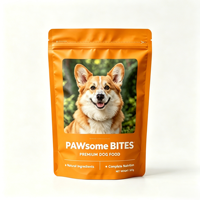 Sachet Doypack Personnalisé Scellable Anti-Enfant, Résistant à l'Humidité, pour Emballage de Friandises, Snacks pour Animaux et Nourriture pour Chiens