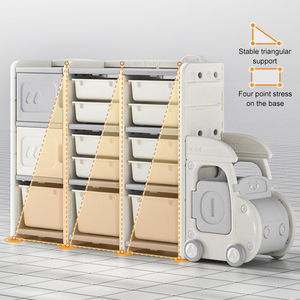 Organisateurs de jouets multicouches domestiques et <span class=keywords><strong>casier</strong></span> de rangement Armoire à jouets Classification Rack Armoire de rangement de jouets - Product Image 3