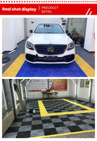 Dalles de sol de garage modulaires en PP de haute qualité, antidérapantes, imperméables, modernes, à clipser pour l'extérieur