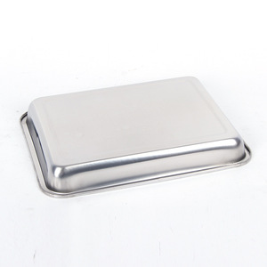 Hochwertige Edelstahl Quadratische Servierplatte Rechteckige Grillplatte - Product Image 5