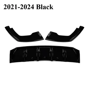 Car Rear Bumper Lip For Q5 FY <b>Sline</b> 2018-2020 2021-2024 Diffuser Lower Guard Body Kit Exterior Tuning Accessories - Product Image 6