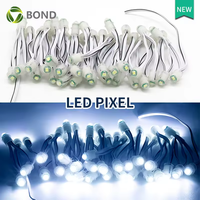 Vente en gros de guirlandes led unicolores 9mm 12mm 5v 12v module lumineux pixel led étanche IP67 pour panneau publicitaire led