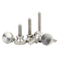 M2 M2.5 M3 X 6mm 7mm 8mm 10mm 12mm à 35mm vis à tête moletée plate en acier inoxydable 304 boulons à main poignées attaches