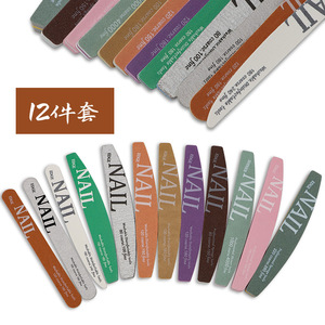 Lima de uñas de doble cara personalizada, lima de papel de lija lavable y reutilizable, granos 80, 100, 120, 150, 180, 240, 320 - Product Image 2
