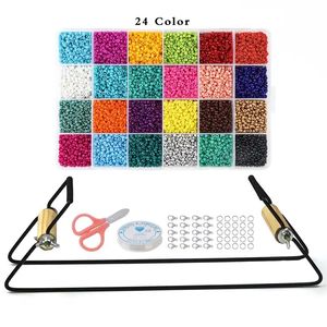 24 grilles mode métal perle <span class=keywords><strong>métier</strong></span> <span class=keywords><strong>à</strong></span> <span class=keywords><strong>tisser</strong></span> Kit tissage <span class=keywords><strong>perles</strong></span> <span class=keywords><strong>métier</strong></span> <span class=keywords><strong>à</strong></span> <span class=keywords><strong>tisser</strong></span> bijoux Bracelet bricolage Machine <span class=keywords><strong>à</strong></span> tricoter créatif <span class=keywords><strong>à</strong></span> la main <span class=keywords><strong>perles</strong></span> tricot - Product Image 1