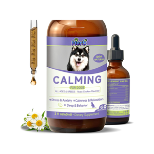 Gotas Calmantes OEM para Perros, Alivio de la Ansiedad y el Estrés, Ayuda con el Dolor, el Estrés, el Sueño, la Calma y la Relajación - Product Image 1