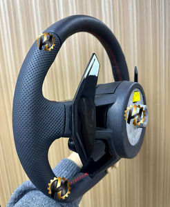 <span class=keywords><strong>Volante</strong></span> de carbono de cuero medio perforado con botón R8 para <span class=keywords><strong>Audi</strong></span> A3 <span class=keywords><strong>A4</strong></span> A5 A6 A7 S3 B9.5 S4 S5 B8 B9 RS3 RS5 RS7 Q7 Q5 SQ5 - Product Image 3