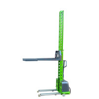 Chariot élévateur à palettes semi-électrique autoporteur, transpalette auto-chargeur portable 1-1,5 tonnes 1,6 m, fabriqué en Chine, en promotion